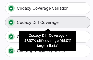 New Coverage status checks GitLab